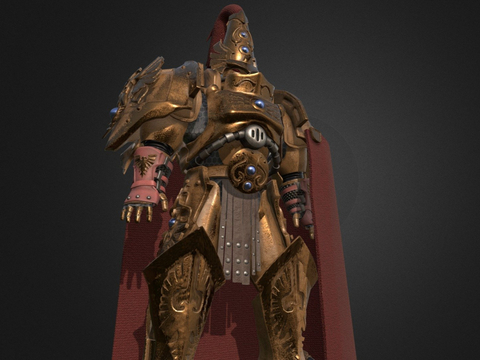  阿德普特斯监护者 动漫角色3d模型 