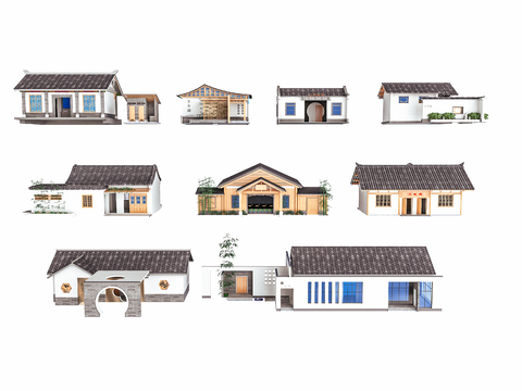  公共卫生间 公厕3d模型 