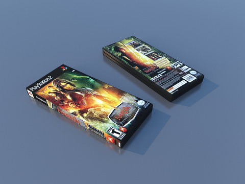  光盘盒 碟片盒 游戏盘3d模型 