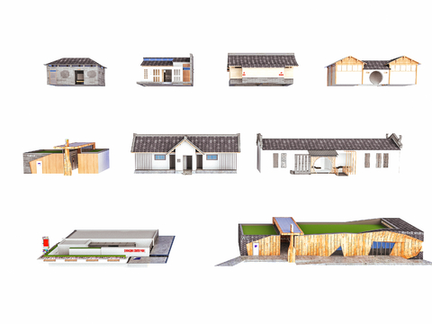  公共卫生间 公厕3d模型 