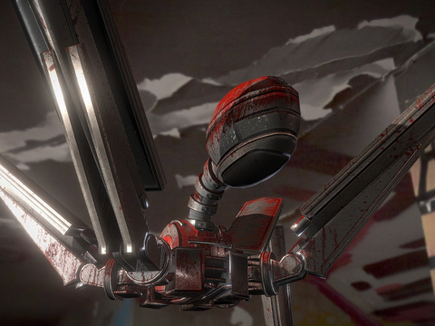  科幻枪 机器人3d模型 