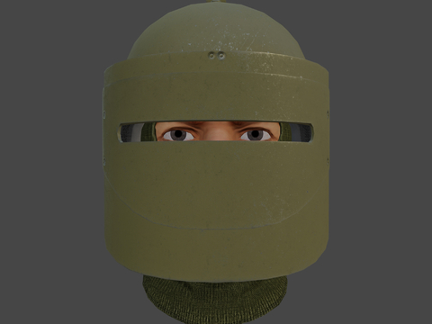  重型头盔 盔甲 钢盔3d模型 