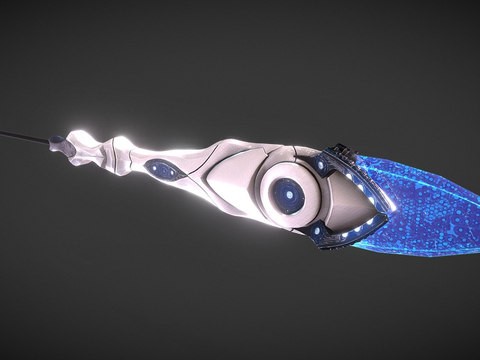  现代动漫 等离子长矛3d模型 