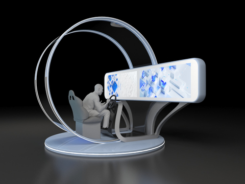  体验机 互动机3d模型 