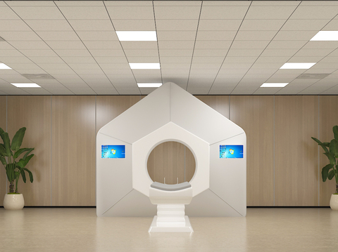  现代医院 核磁共振室3d模型 