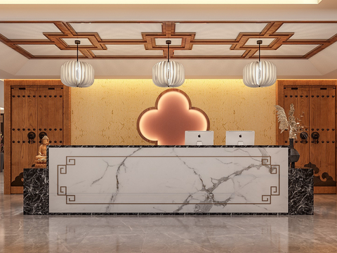  洗浴中心 足浴店 沐足阁3d模型 