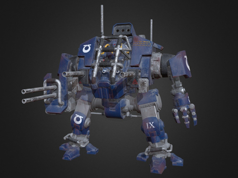  战斗机甲 动漫机器人3d模型 