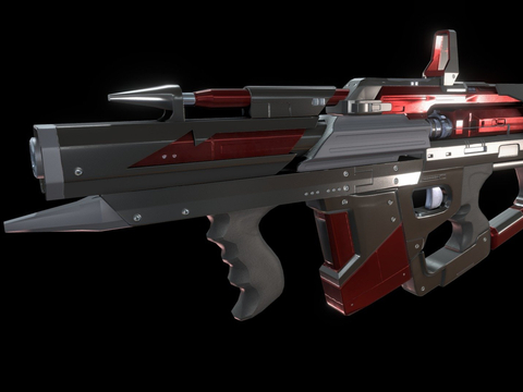  Destiny 2 科幻手枪 动漫道具 游戏手枪3d模型 