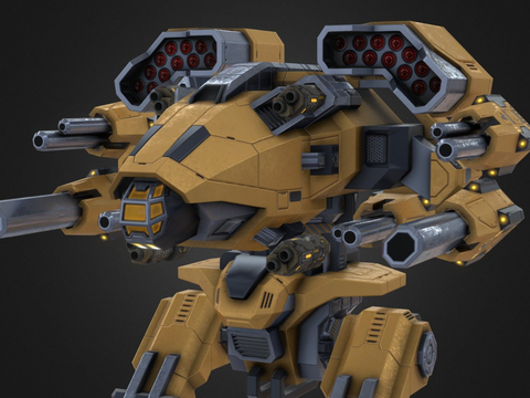  战斗机甲 动漫道具 影视道具3d模型 