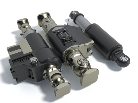  智能机器手 零件3d模型 