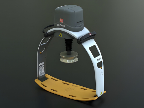  间接心脏按摩仪3d模型 