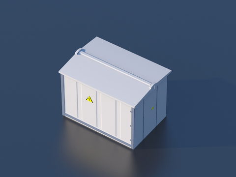  配电箱 配电房 配电室3d模型 