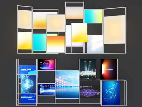  广告牌 导视牌 指示牌3d模型 