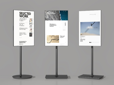  广告牌 导视牌 指示牌3d模型 