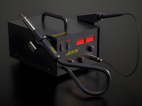  现代焊台3d模型 