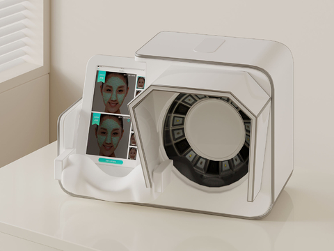  现代美容仪 医疗设备3d模型 