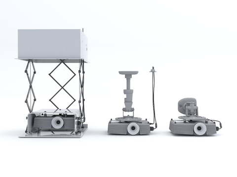  现代摄像头 电子投影仪3d模型 