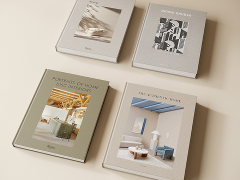  现代书本 书籍3d模型 