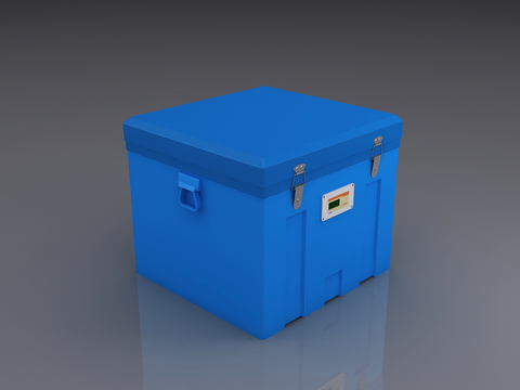  医用冷冻箱3d模型 