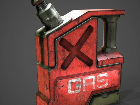  气箱 汽油箱3d模型 