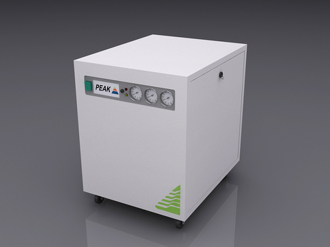  氮气发生器3d模型 