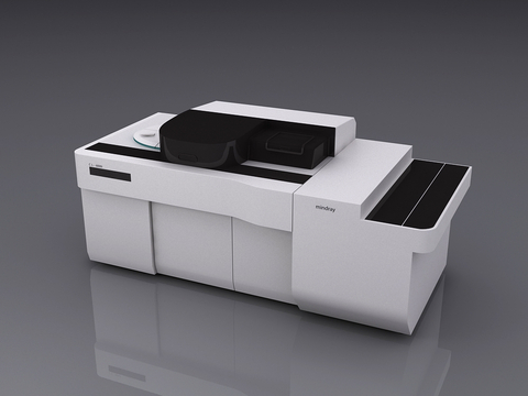  全自动化学发光分析仪3d模型 