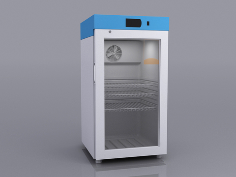  医用冷藏冰箱3d模型 