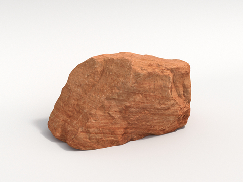  景观石 石头3d模型 