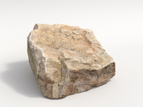  景观石 石头3d模型 