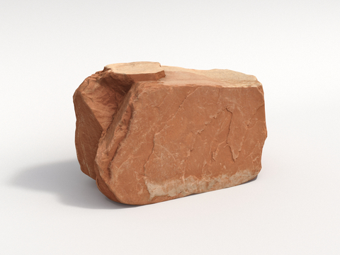  景观石 石头3d模型 