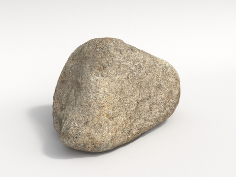  景观石 石头3d模型 