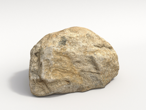  景观石 石头3d模型 