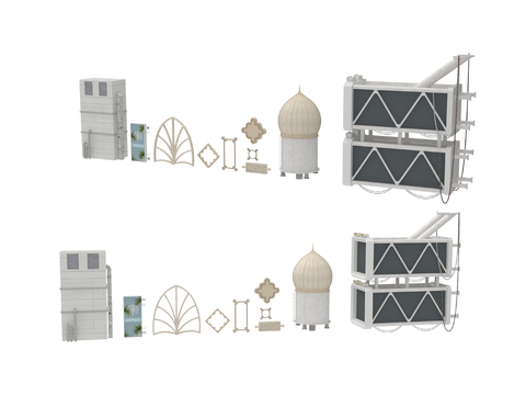  工业设备 变压器3d模型 