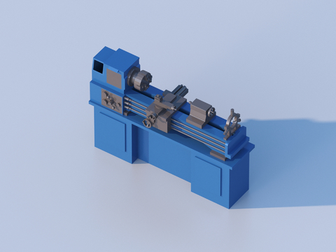  机械机床 机器设备3d模型 