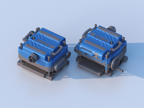  机械机床 机器设备3d模型 