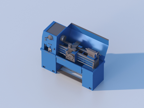  机械机床 机器设备3d模型 