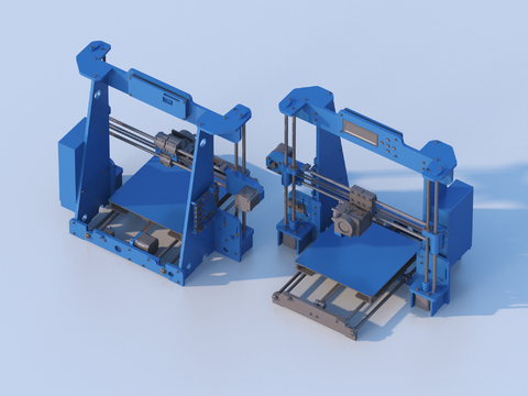  机械机床 机器设备3d模型 