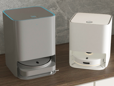  扫地机器人 扫地机3d模型 