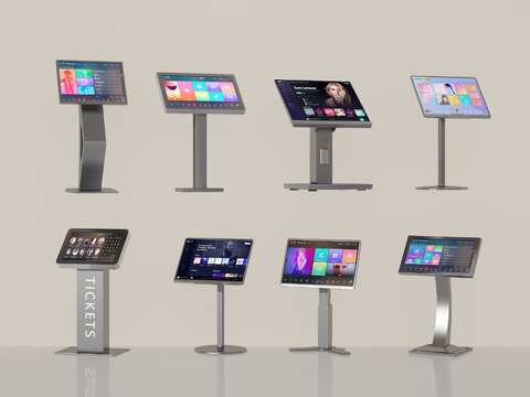  KTV点歌机 点歌屏 点唱机3d模型 
