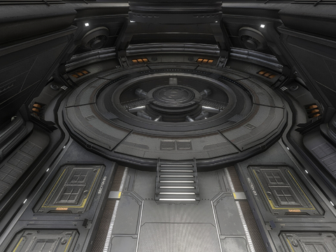  太空舱 宇宙飞船3d模型 