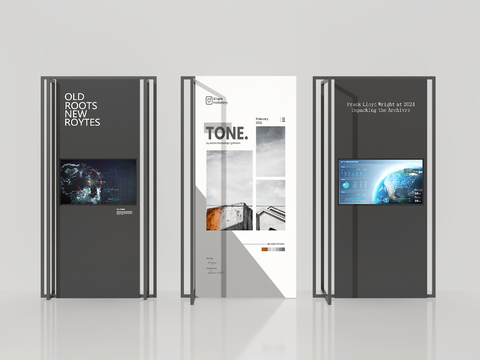  指示牌 广告牌 展示牌 导视牌3d模型 