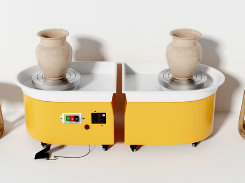  制陶设备 制陶设备 陶器制品3d模型 