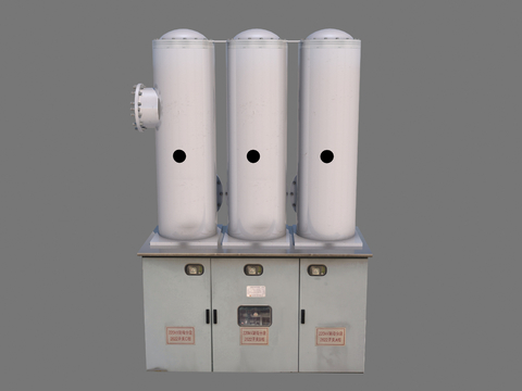  高压断路器 断路器3d模型 