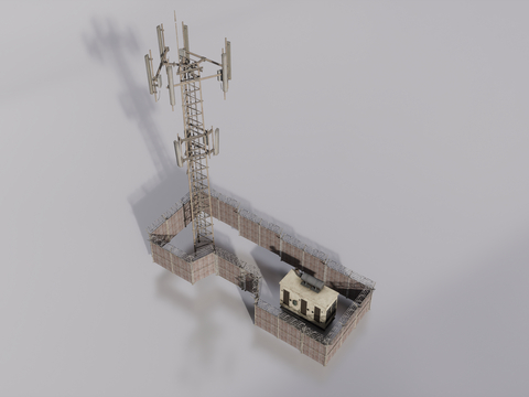  工业设备 电箱 电塔3d模型 