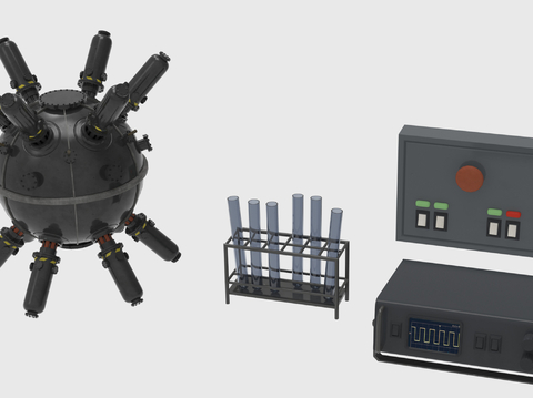  工业设备 电表箱3d模型 