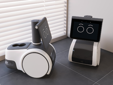  智能机器人3d模型 