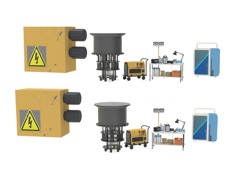  工业器材 工业设备3d模型 