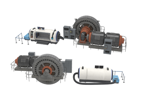  工厂器材 工业设备 工厂设备3d模型 