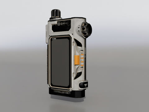  科幻控制器3d模型 