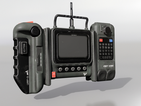  科幻控制器 遥控器3d模型 